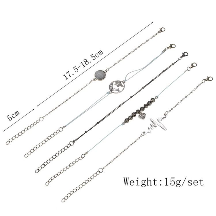 Koreansk Geometrisk Fest Kvindelige Armbånd