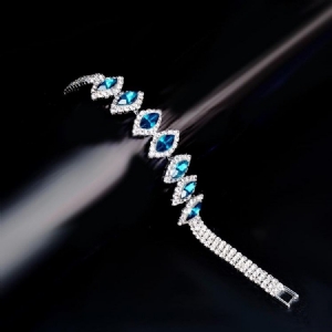 Krystal Diamant Armbånd