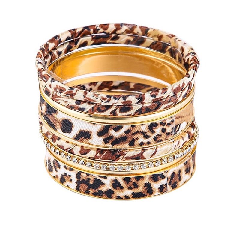 Leopardtryk Leopard Kvindelig Armbånd