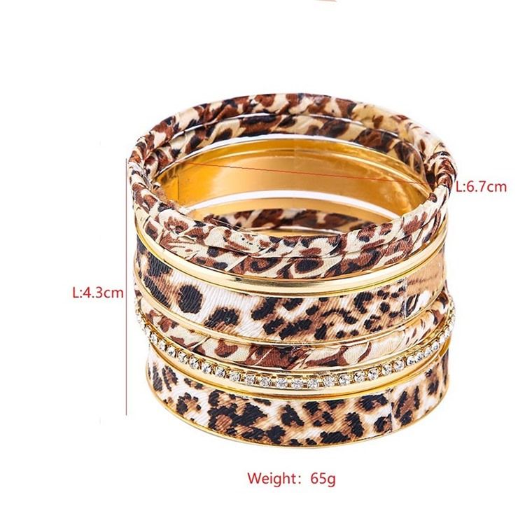 Leopardtryk Leopard Kvindelig Armbånd