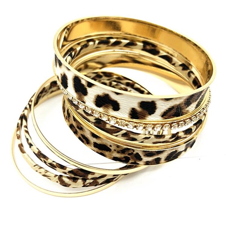 Leopardtryk Leopard Kvindelig Armbånd