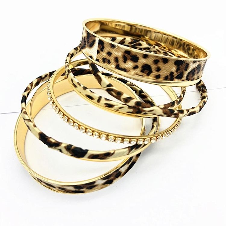 Leopardtryk Leopard Kvindelig Armbånd