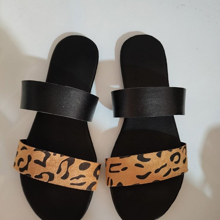 Flip-flop Flad Med Slip-on Gummisko Til Kvinder