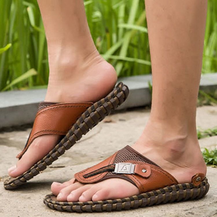 Pu Thong Slip-on Hjemmesko Til Mænd