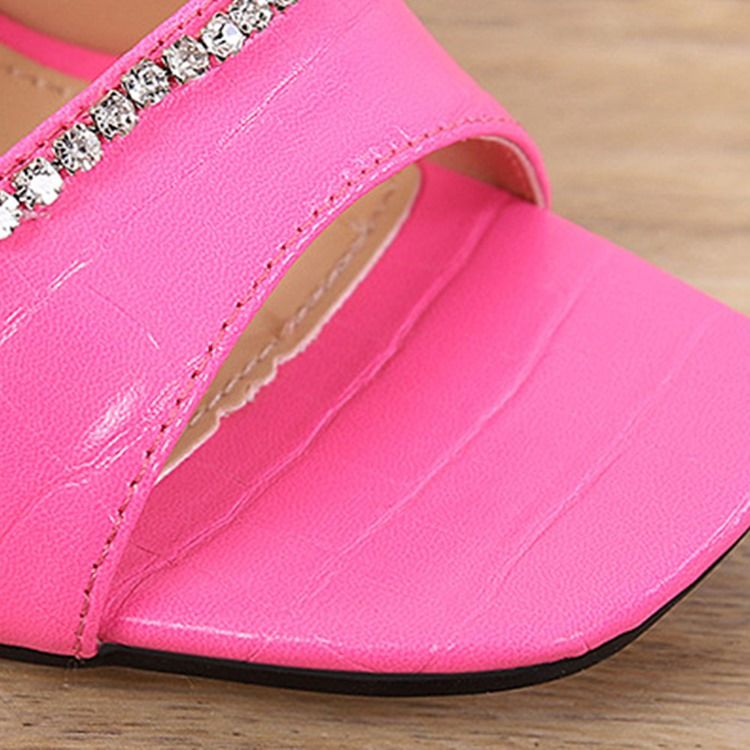 Slip-on Flip Flop Rhinestone Kvinders Casual Tøfler