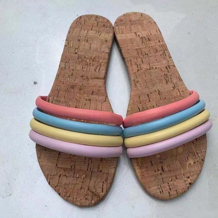 Slip-on Flip-flop Til Kvinder Med Tøfler