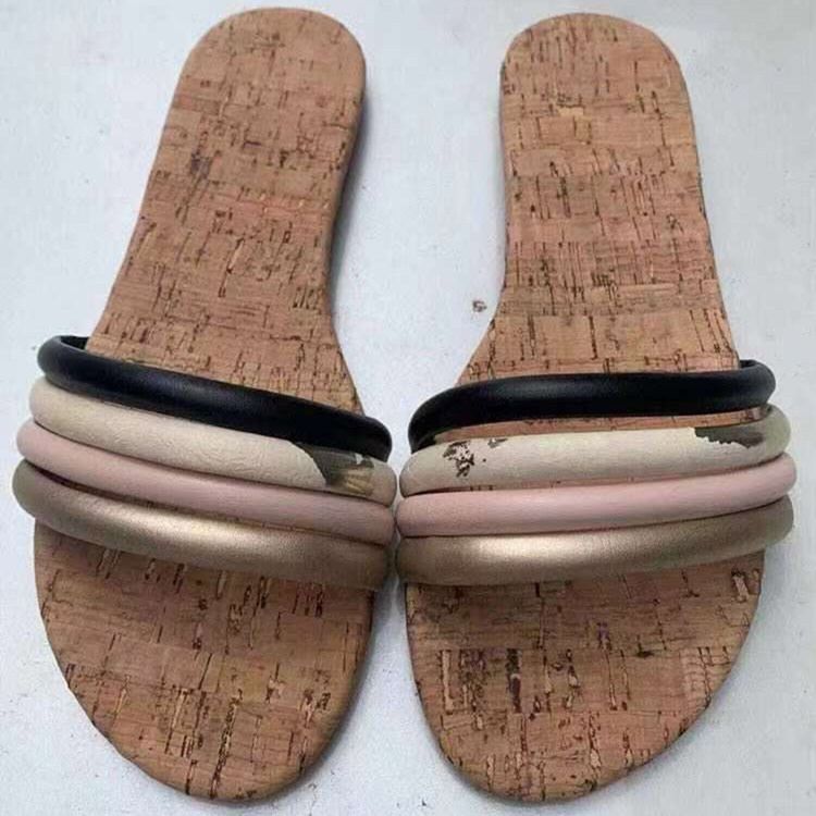 Slip-on Flip-flop Til Kvinder Med Tøfler