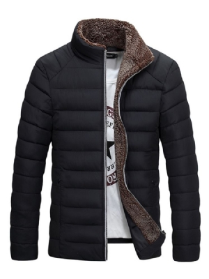 Plain Stand Collar Thicken Warm Vogue Men's Winter Coat