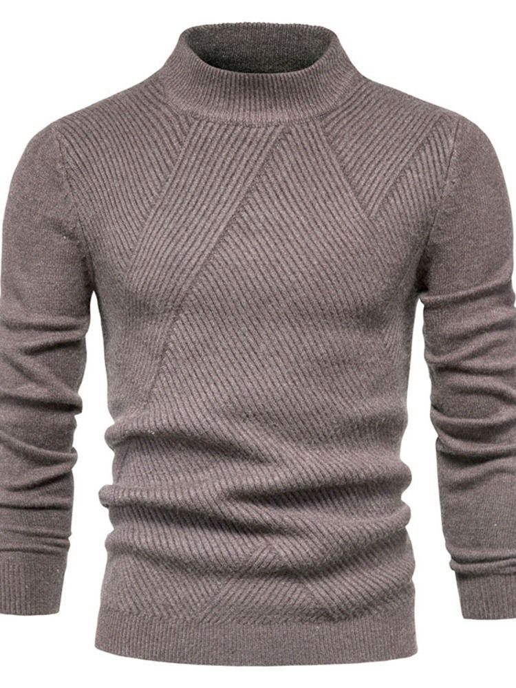 Almindelig Standard Vinterafslappet Herre Sweater