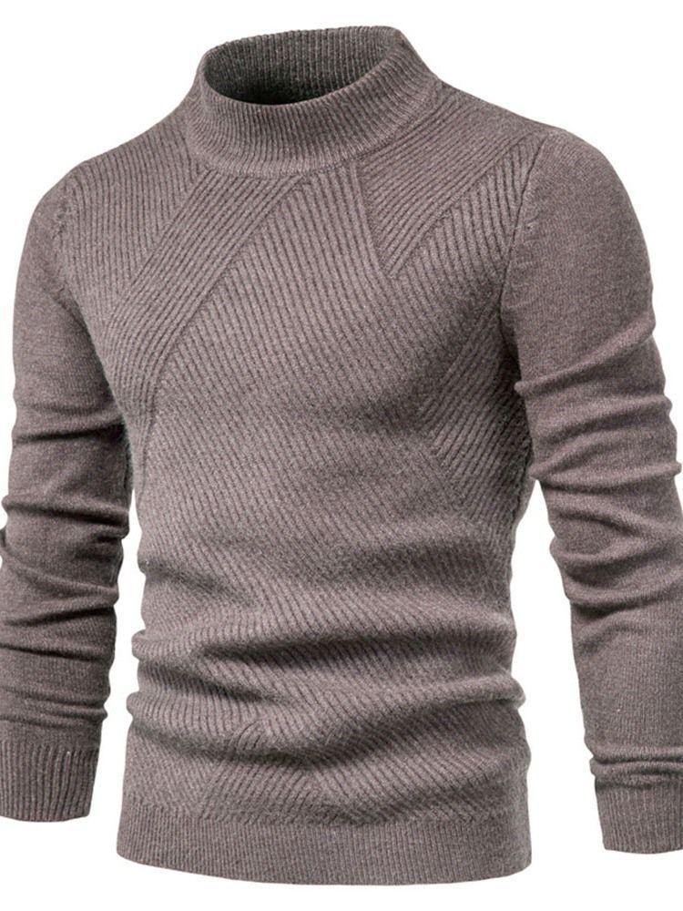 Almindelig Standard Vinterafslappet Herre Sweater