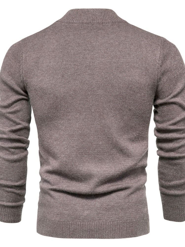 Almindelig Standard Vinterafslappet Herre Sweater