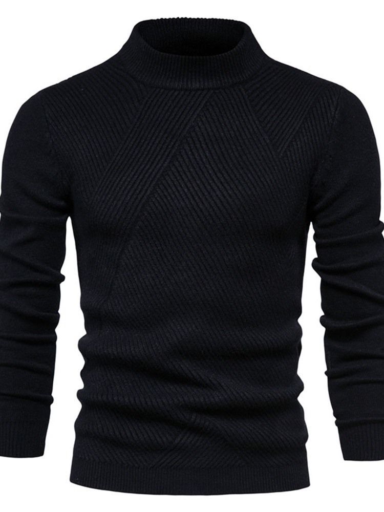 Almindelig Standard Vinterafslappet Herre Sweater