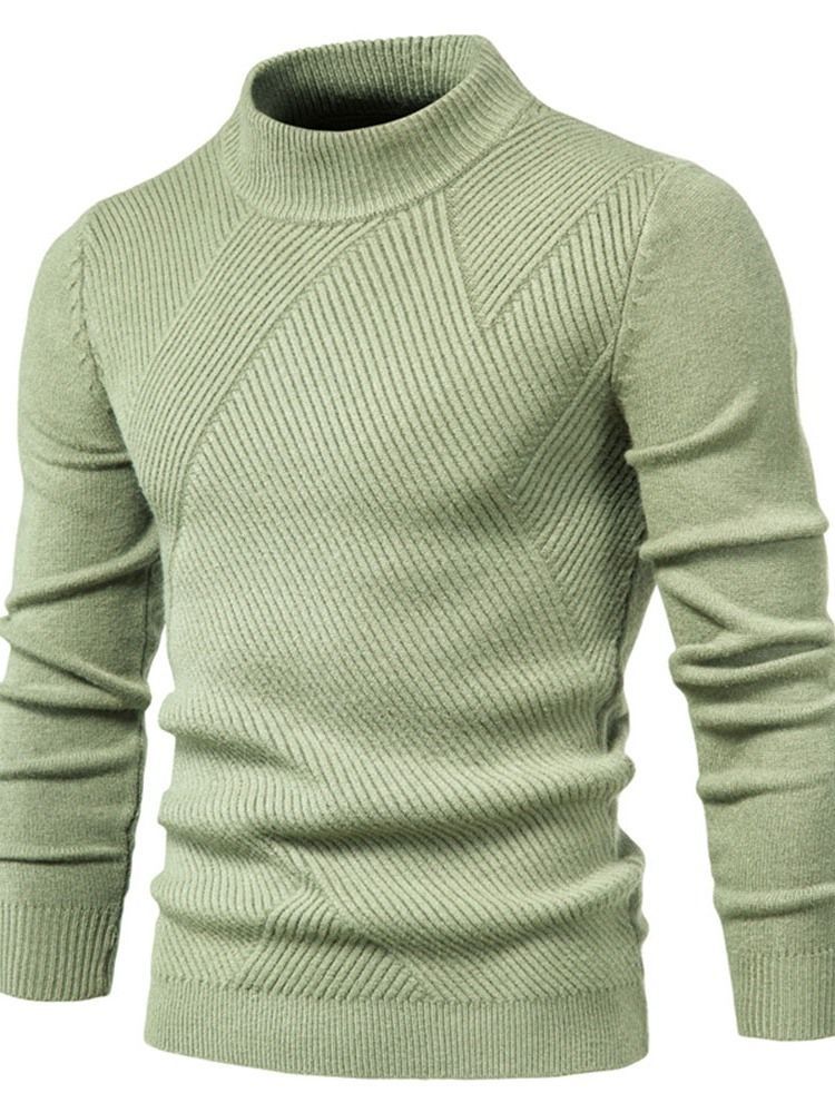 Almindelig Standard Vinterafslappet Herre Sweater