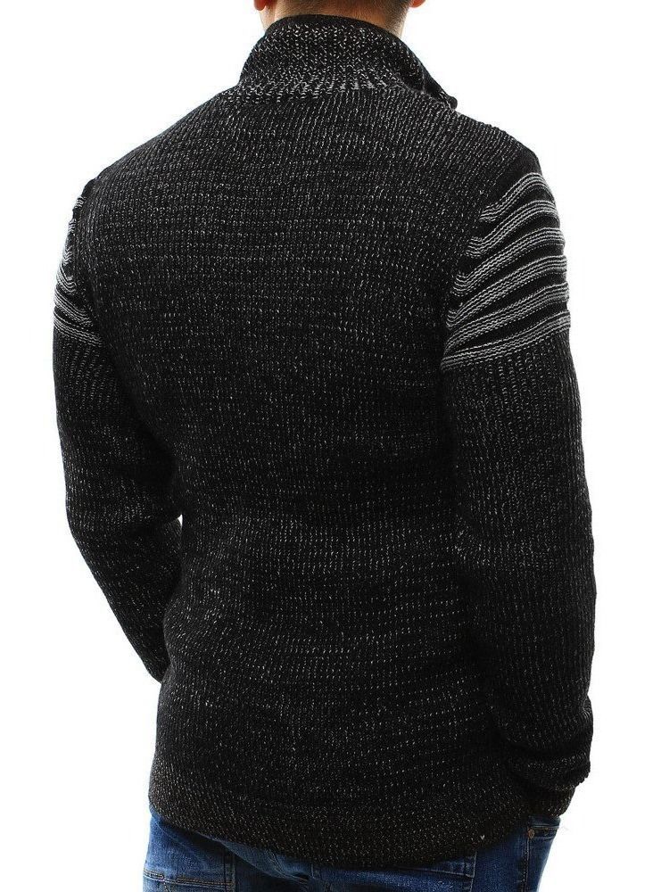 Lynlåsstil Casual Straight Herre Sweater