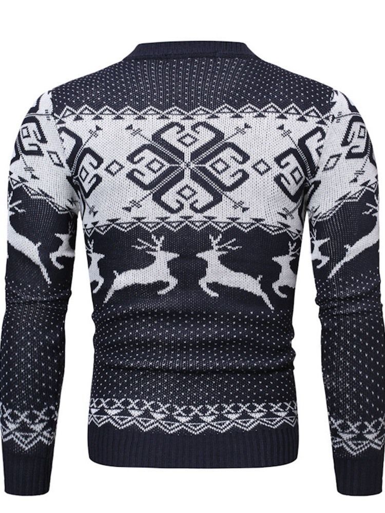 Standard Animal Casual Winter Herre Sweater