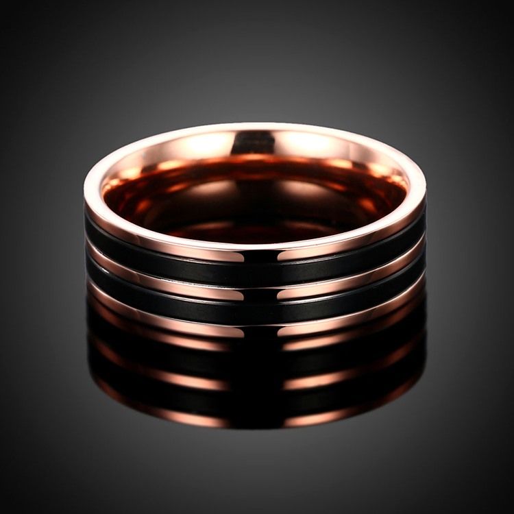 Titanium Stål Herre Ring