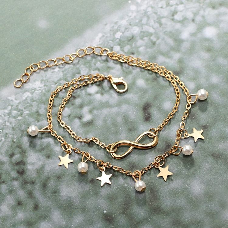 Pearl Star Anklet