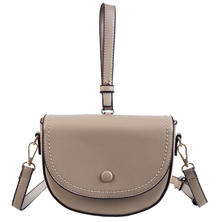 Almindelig Pu-sadel Bløde Crossbody Tasker