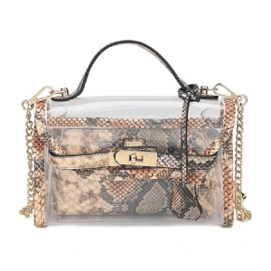 Animal Chain Pvc Crossbody Tasker