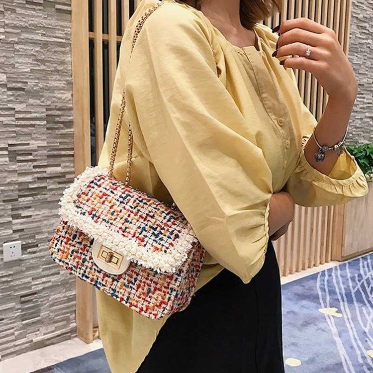 Blonde Flap Cordillas Crossbody Tasker