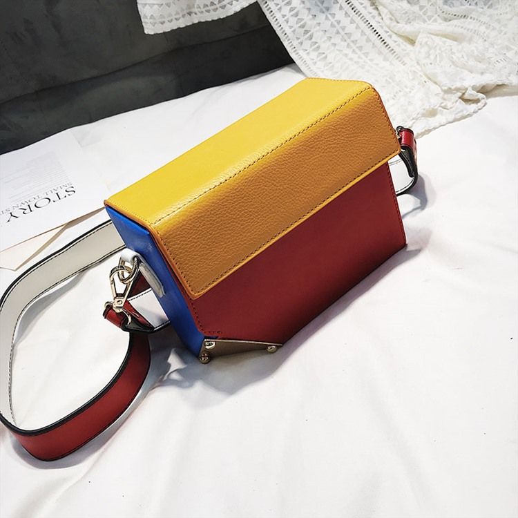 Color Block Nitte Medium Crossbody Taske