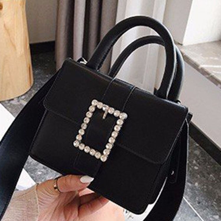 Diamond Pu Flap Crossbody Tasker