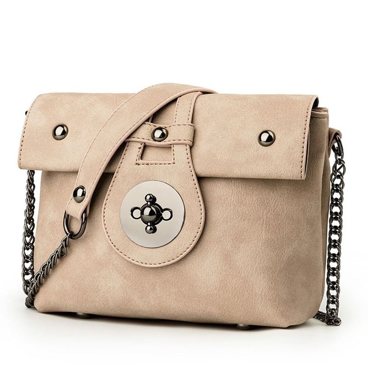 Erircdress Candy Color Latch Mini Crossbody Taske