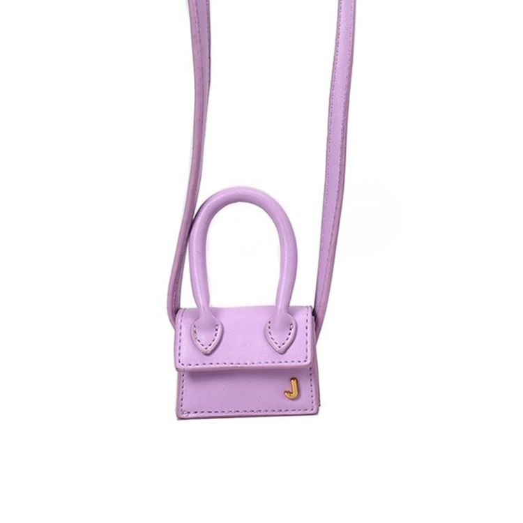 Mini Plain Square Crossbody Taske