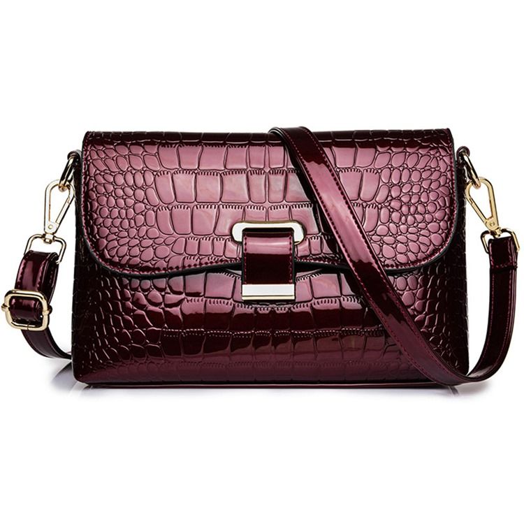 Mode Pu Alligator Crossbody-tasker Til Kvinder