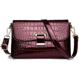 Mode Pu Alligator Crossbody-tasker Til Kvinder