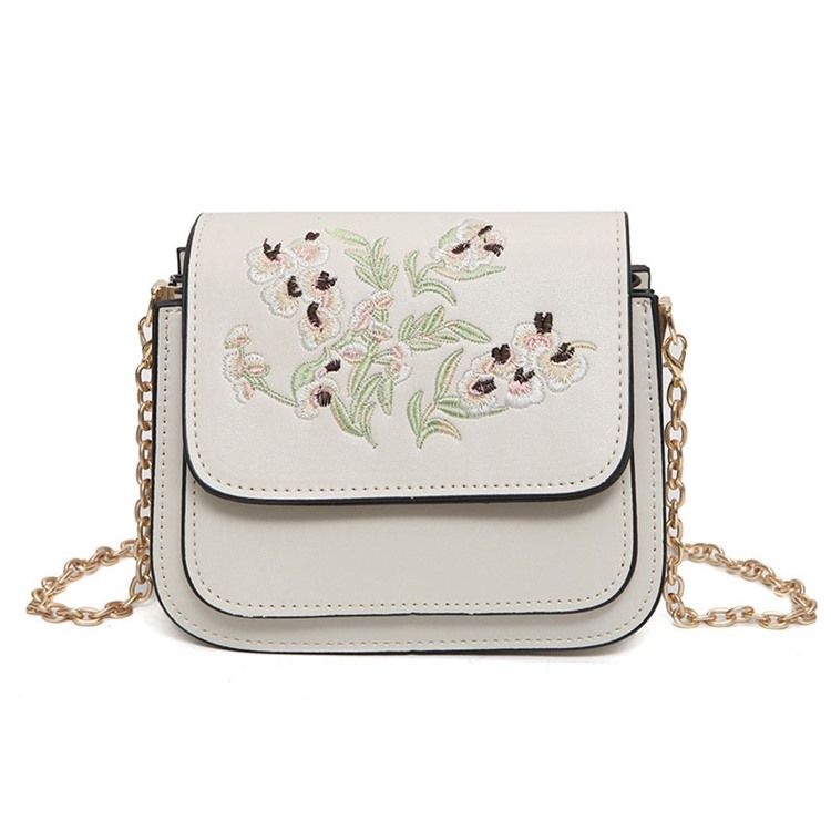 Multilayer Crossbody-taske Med Broderi