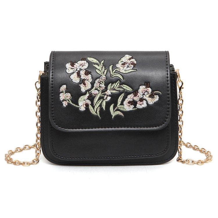 Multilayer Crossbody-taske Med Broderi