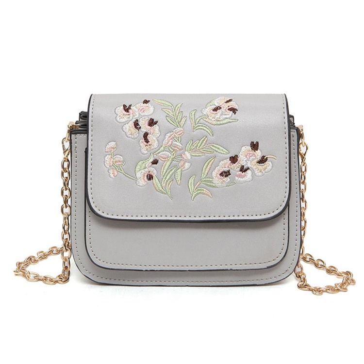 Multilayer Crossbody-taske Med Broderi