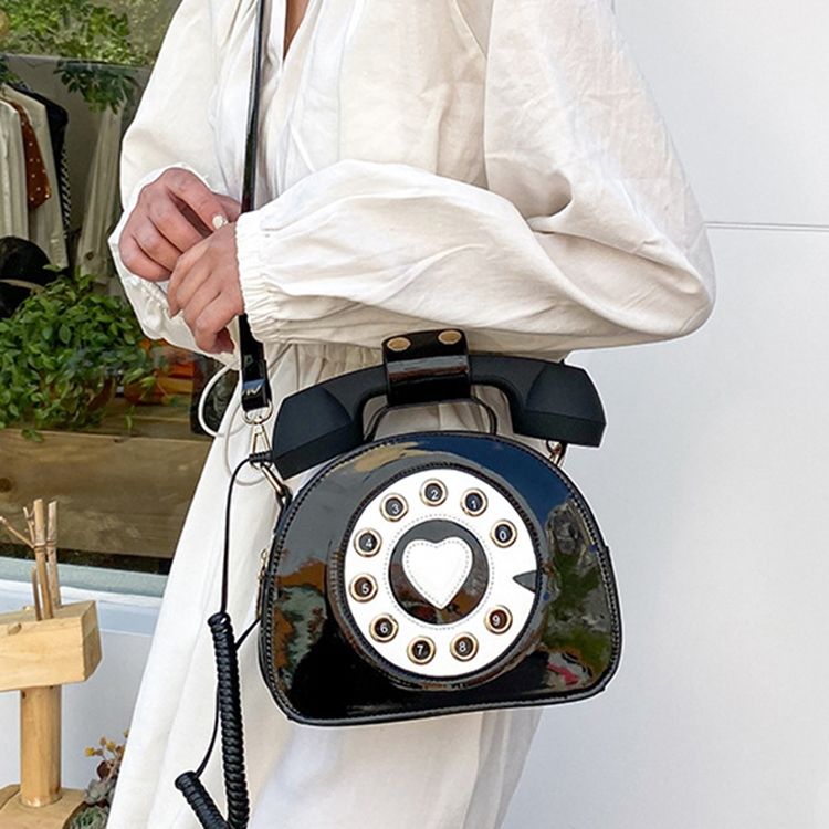 Pu Trådskal Crossbody Tasker