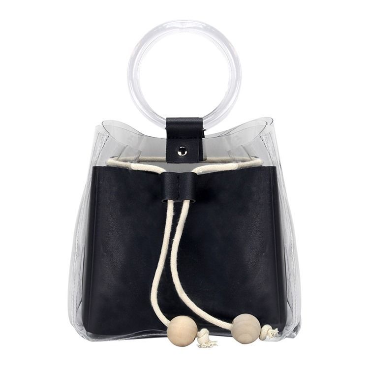 Pvc Almindelige Europæiske Tøndeformede Crossbody-tasker