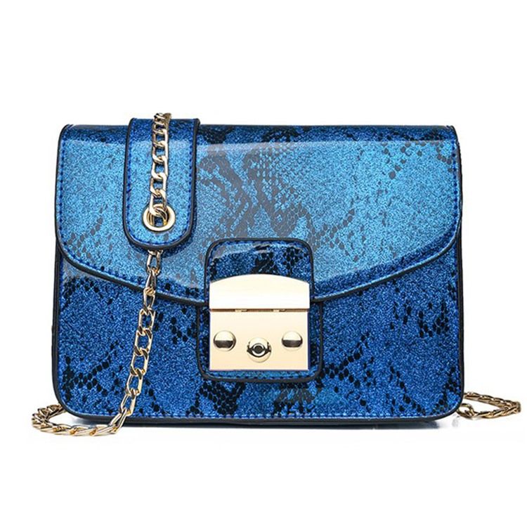 Serpentine Tråd Rektangel Crossbody Tasker