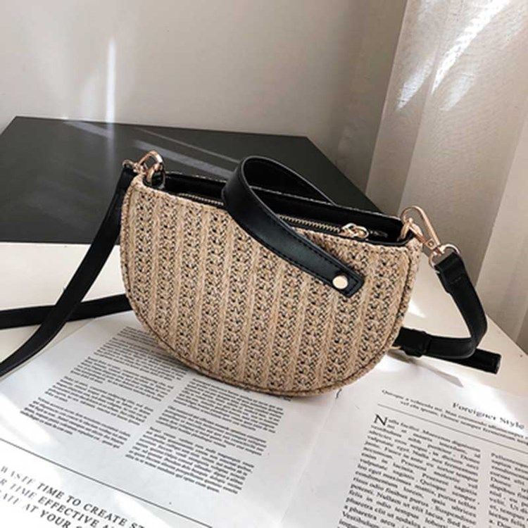 Straw Fashion Crossbody Tasker