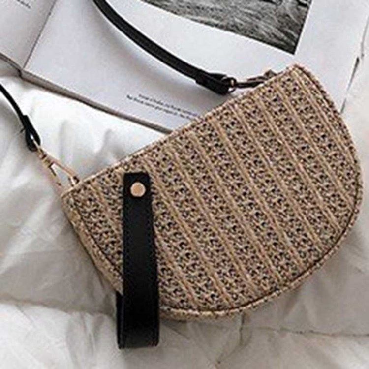 Straw Fashion Crossbody Tasker