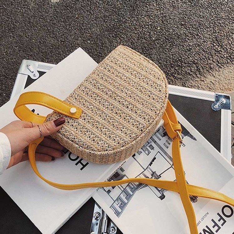 Straw Fashion Crossbody Tasker