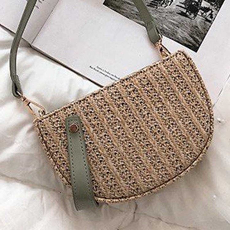 Straw Fashion Crossbody Tasker