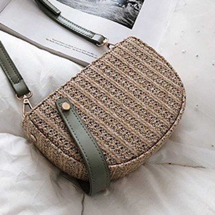 Straw Fashion Crossbody Tasker