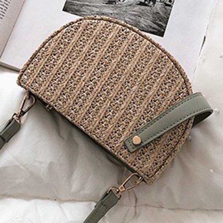 Straw Fashion Crossbody Tasker