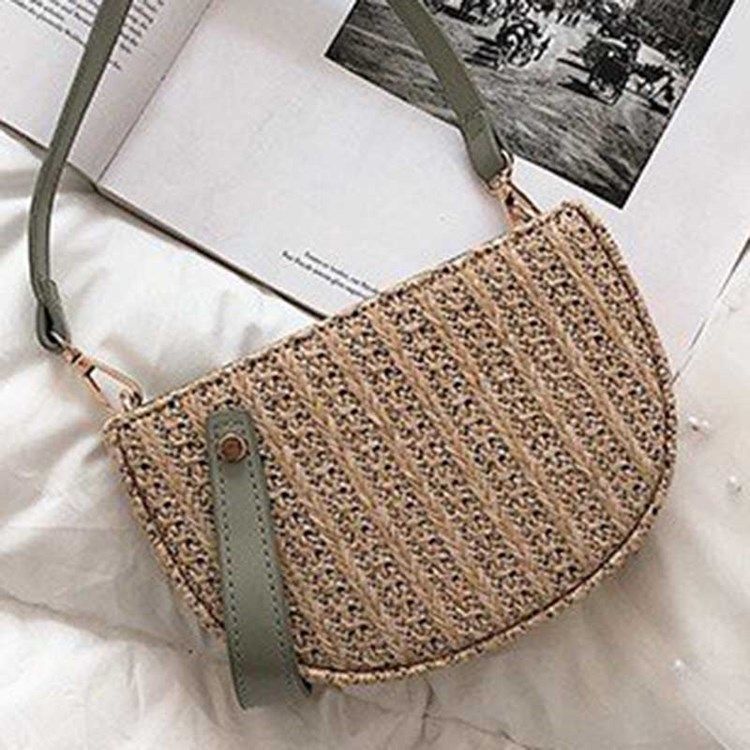 Straw Fashion Crossbody Tasker