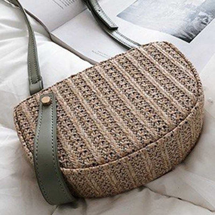 Straw Fashion Crossbody Tasker