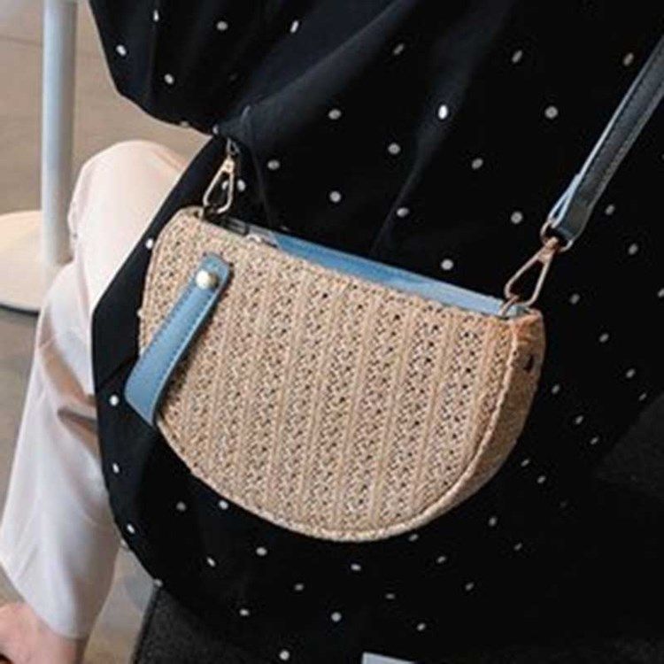 Straw Fashion Crossbody Tasker