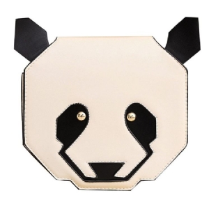 Synlig Cartoon Panda Shape Crossbody-taske