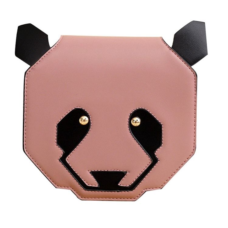 Synlig Cartoon Panda Shape Crossbody-taske