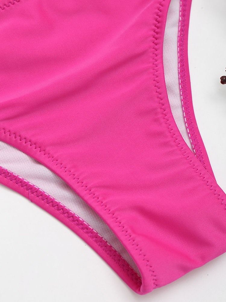 Bikinisæt Til Kvinder Print Lace-up Micro Sexy Bikini