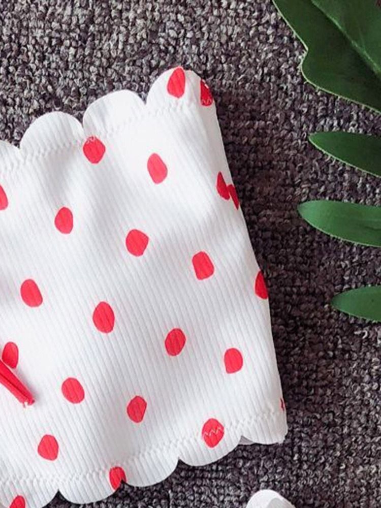 Kvinder Bowknot Sexet Polka Dots Badetøj