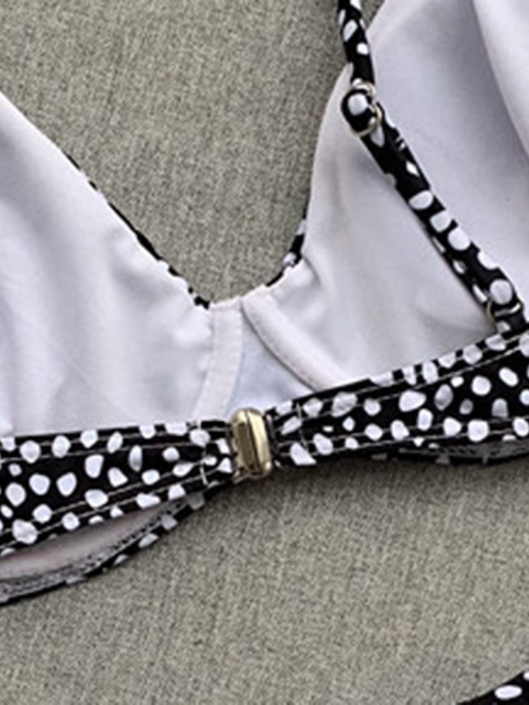 Kvinder Polka Dots Bikini Sæt Badetøj